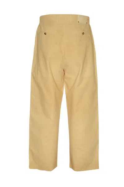 Shop Golden Goose Trousers Beige