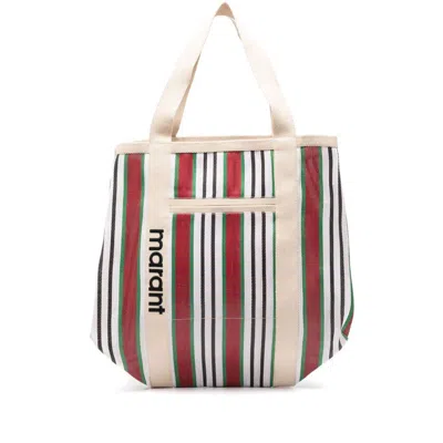 Shop Isabel Marant Bags In White/red