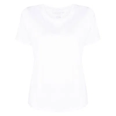Shop Majestic Filatures T-shirts In White