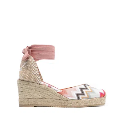 Shop Missoni Shoes In Neutrals/pink