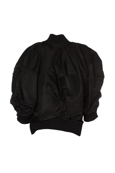 Shop Sacai Coats Black
