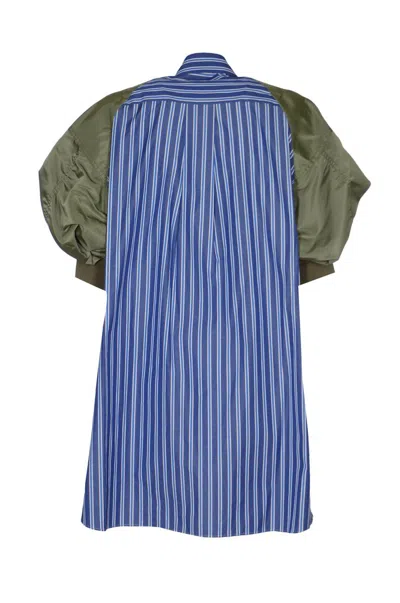 Shop Sacai Dresses In Stripe