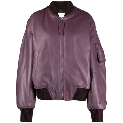 Shop Attico The  Outerwears In Purple
