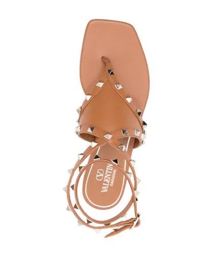 Shop Valentino Sandals In Brown