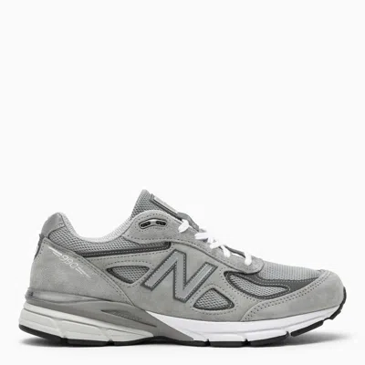 Shop New Balance Low Made In Usa 990v4 Grey Trainer
