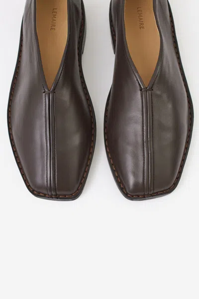 Shop Lemaire Shoes In Brown