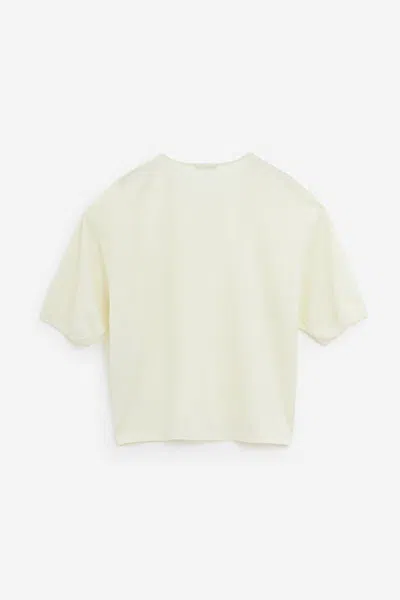 Shop Lemaire T-shirts In Yellow