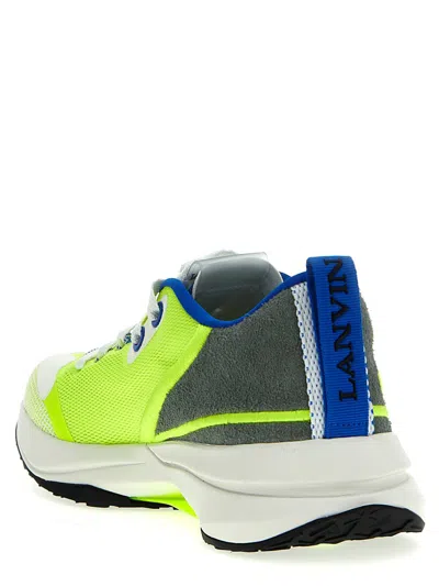 Shop Lanvin 'runner' Sneakers In Yellow