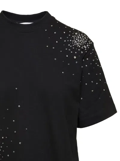 Shop Des_phemmes Splash Embroidery T Shirt In Black