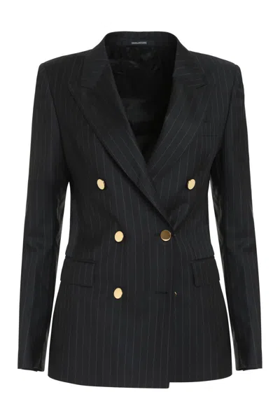 Shop Tagliatore T-parigi Two-piece Suit In Black
