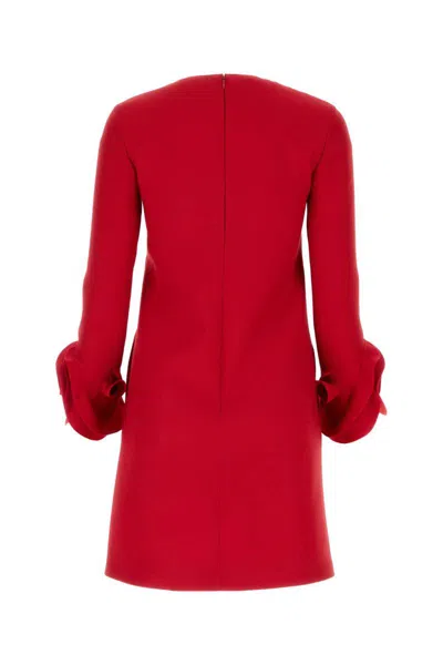 Shop Valentino Garavani Dress In Red