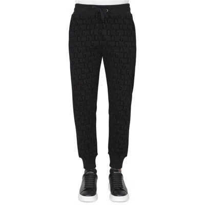 Shop Dolce & Gabbana Black Cotton Jeans & Pant