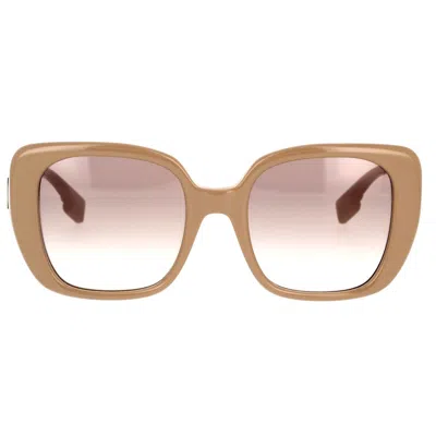 Shop Burberry Sunglasses In Beige