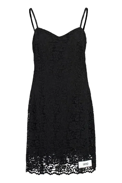 Shop Dolce & Gabbana Kim Dolce&gabbana - Lace Dress In Black