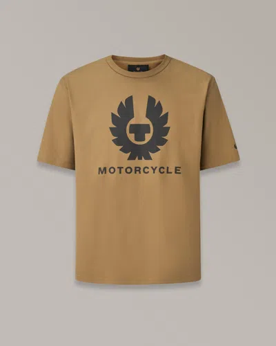 Shop Belstaff Motorcycle Phoenix T-shirt In  Olive