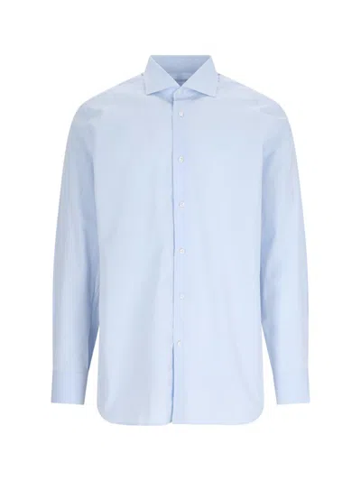 Shop Laboratorio Del Carmine Shirts In Blue