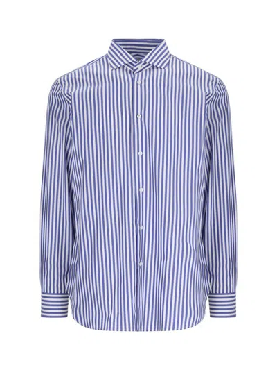 Shop Laboratorio Del Carmine Shirts In Blue