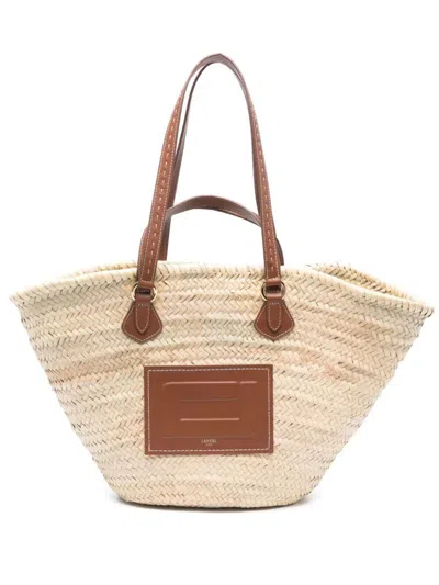 Shop Lancel Summer Mania Bag Bags In Brown