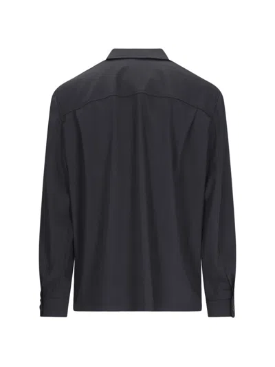 Shop Lemaire Shirts In Black