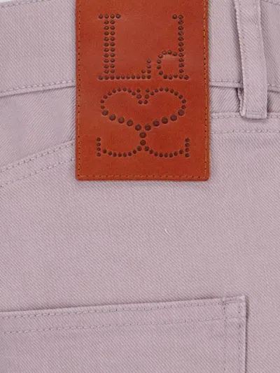 Ludovic De Saint Sernin Tailored Straight Shorts Eyelet Detailing In Pink