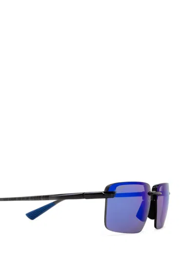 Shop Maui Jim Sunglasses In Shiny Transparent Dark Grey