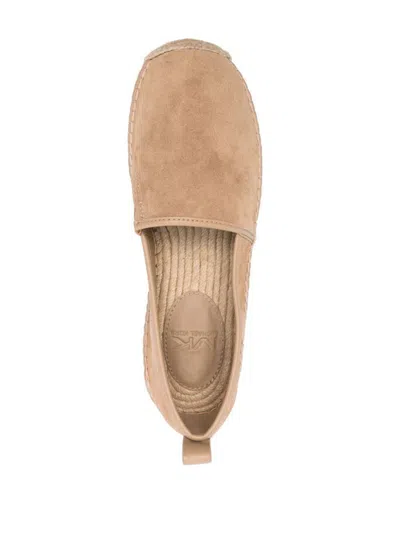Shop Michael Kors Owen Espadrille Shoes In Brown