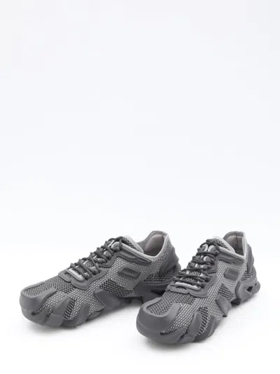 Shop Bottega Veneta Flex Sneakers In Grey