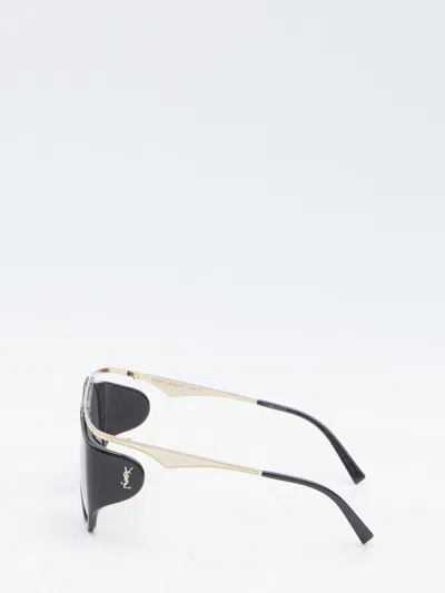 Shop Saint Laurent Sl M137 Amelia Sunglasses In Black