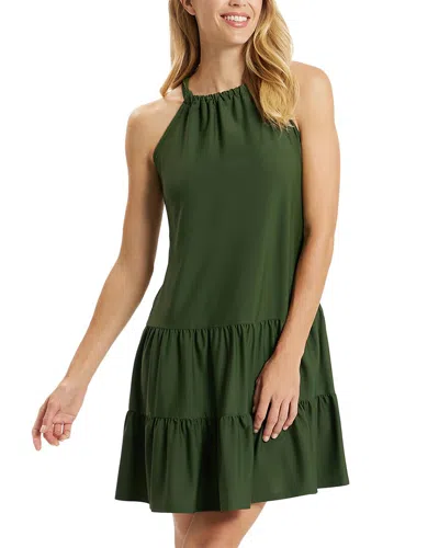 Shop Jude Connally Leanna Tiered Dress In Green