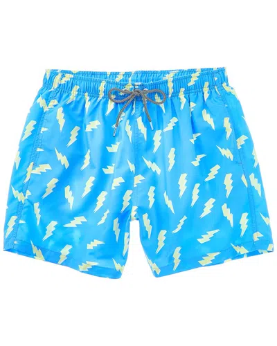 Shop Boardies Mid-length Swim Short In Blue
