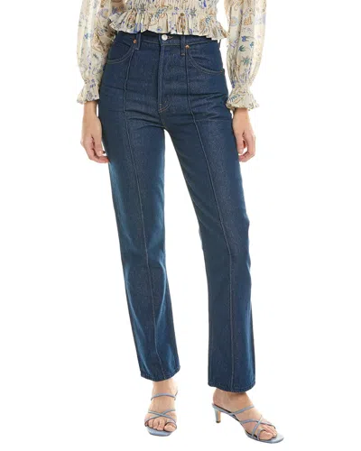 Shop Mother Denim The Pin Up Tippy Top Sweet Tooth Clean Your Plate Jean In Blue