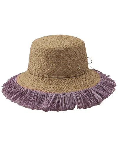 Shop Helen Kaminski Sella Straw Hat In Beige