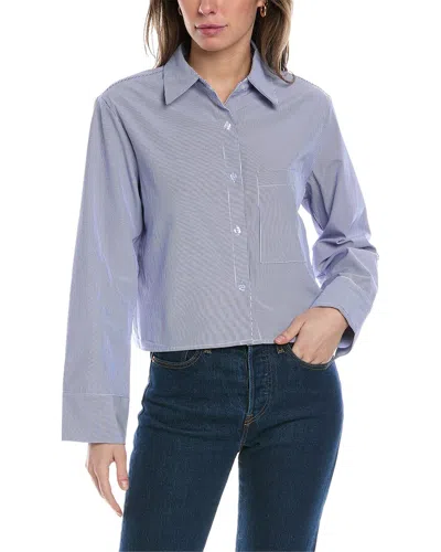 Shop To My Lovers Cropped Shirt In Purple