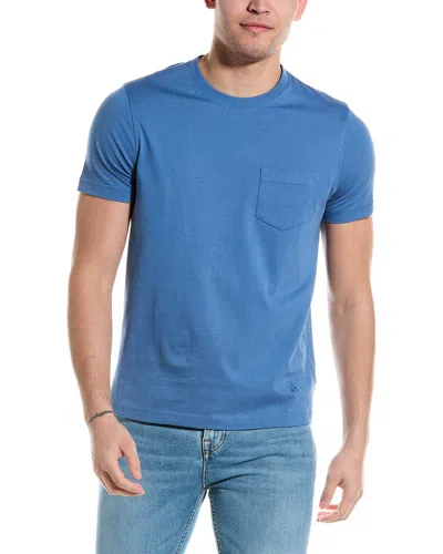 Shop Brooks Brothers Pocket T-shirt In Blue