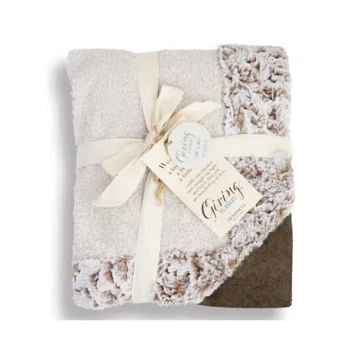 Shop Demdaco Giving Baby Blanket In Off-white