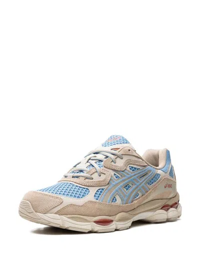 Shop Asics Gel Nyc Sneakers Shoes In Blue
