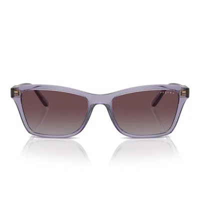 Shop Vogue Eyewear Sunglasses In Viola