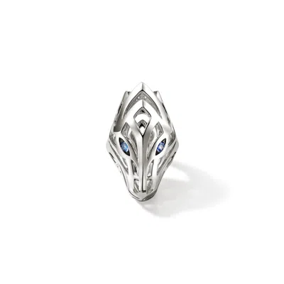 Shop John Hardy Naga Saddle Ring In Sterling Silver