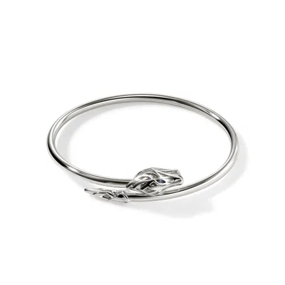 Shop John Hardy Naga Cuff Bracelet In Sterling Silver
