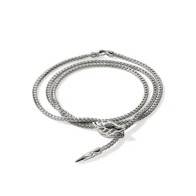 Shop John Hardy Naga Wrap Bracelet, 2.5mm In Sterling Silver