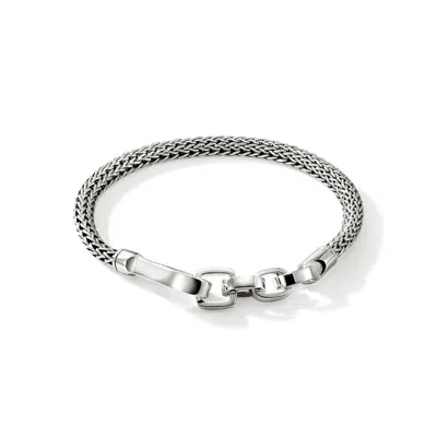 Shop John Hardy Hook Clasp Bracelet, 5mm In Sterling Silver