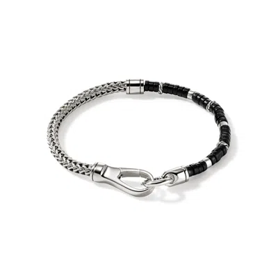 Shop John Hardy Heishi Chain Bracelet In Silver
