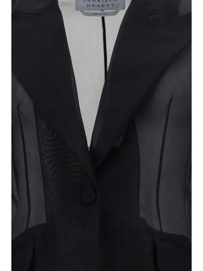 Shop Gabriela Hearst Blazers & Vests In Black