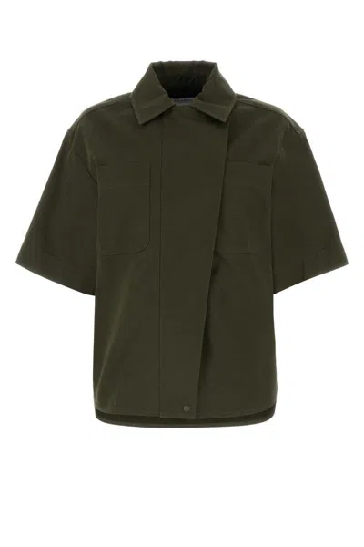 Shop Max Mara Shirts In Green