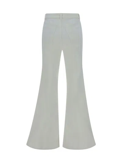 Shop Sacai Pants In Off White