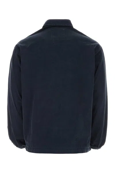 Shop Emporio Armani Jackets In Blue