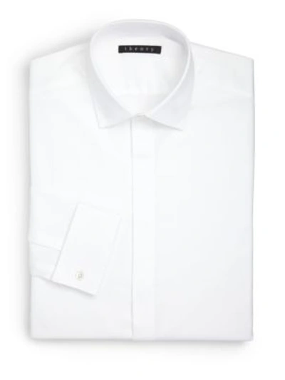 Theory Men's Regular-fit Dover Tux Dress Shirt In White