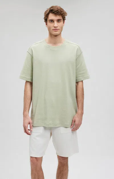 Shop Mavi Essential Crew Neck T-shirt In Desert Sage In Green