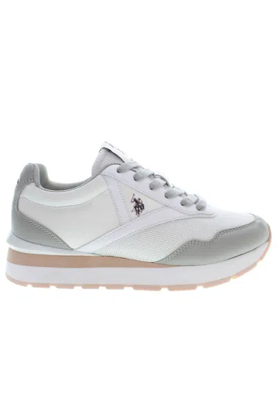 Shop U.s. Polo Assn U. S. Polo Assn. Polyester Women's Sneaker In White
