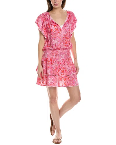 Shop Melissa Odabash Keri Mini Dress In Pink
